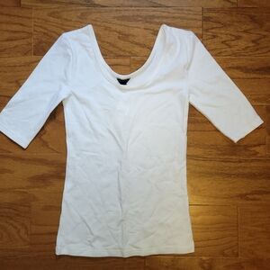 Ann Taylor Women's White Top XS NWT